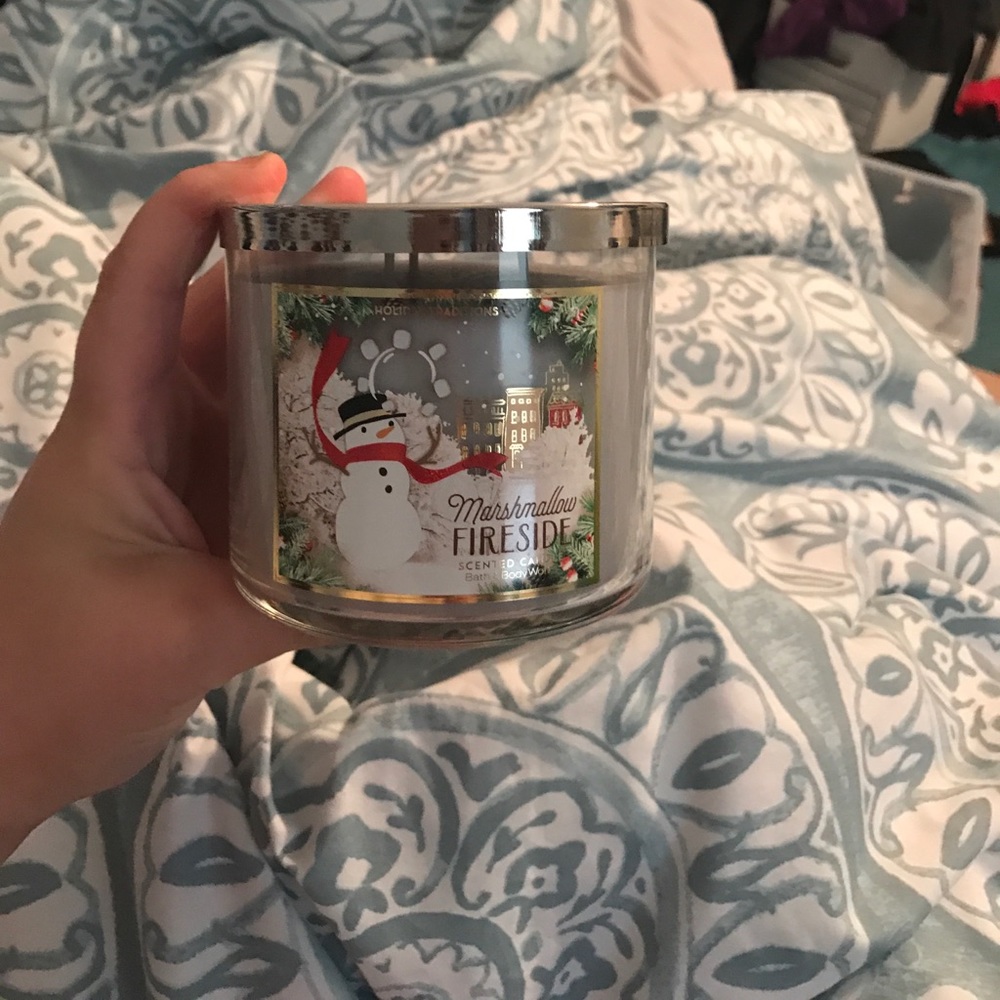 Marshmallow Fireside Candle