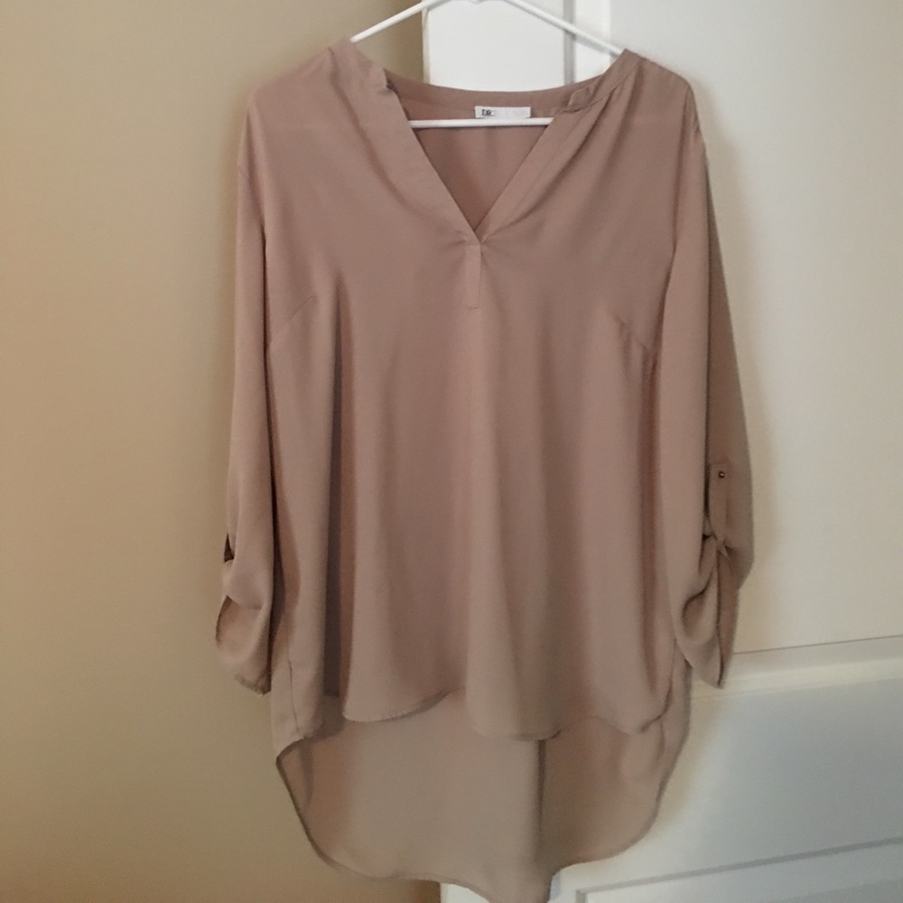Tan blouse