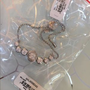 Michael kors silver bracelet
