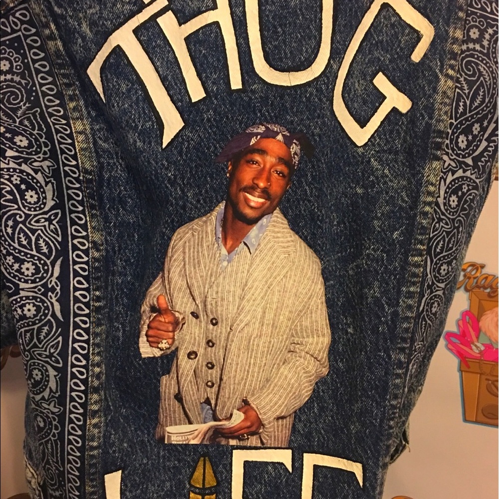 Tupac Thug life Custom Jacket. PRICE IS FIRM!