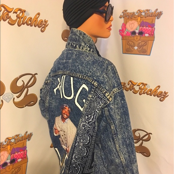 Tupac Thug life Custom Jacket. PRICE IS FIRM! - Picture 3 of 4