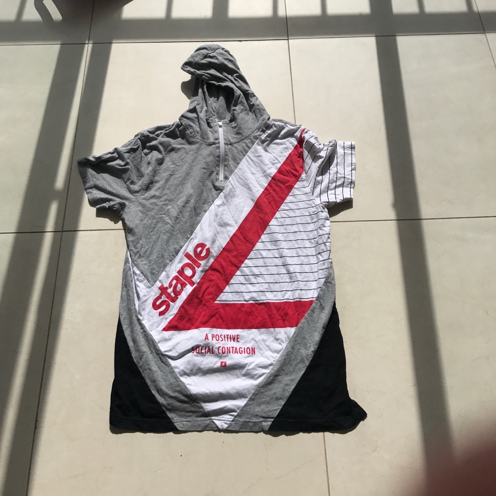 Staple long tee hoodie