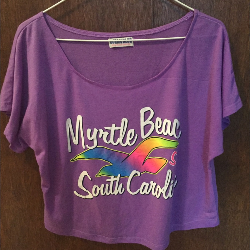 Myrtle beach cropped top