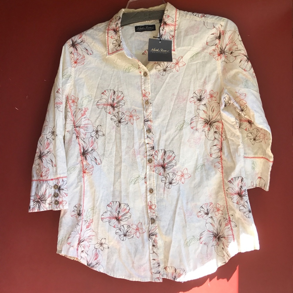 NWT Button Down Blouse