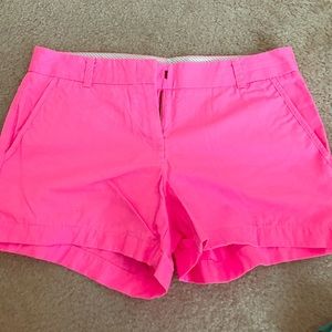J.Crew hot pink shorts