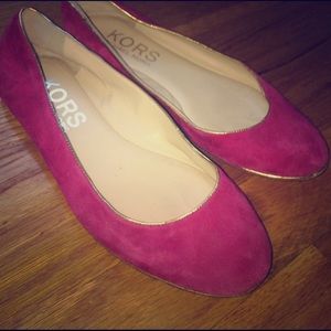 Pink Michael Kors Flats