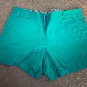 J.Crew turquoise chino shorts