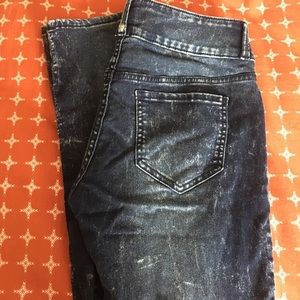 Dark blue super skinny jeans