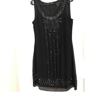 Black beaded dress