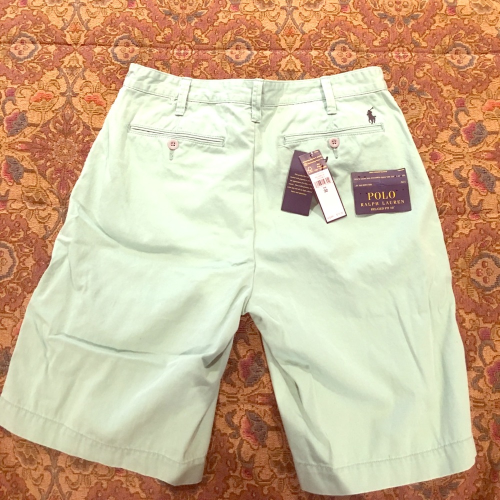 Ralph Lauren mint green shorts size 32