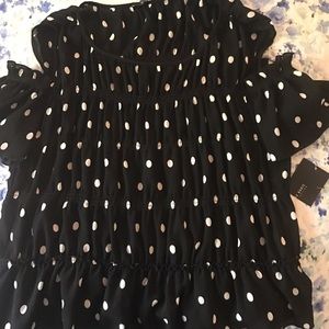 Zara Basic cold shoulder top