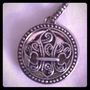 Lori Bonn Fleur de lis Swivel Locket