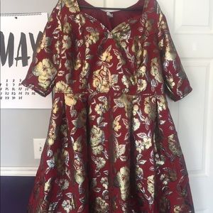 Stunning Eshtaki Tea-Length Sweetheart Dress