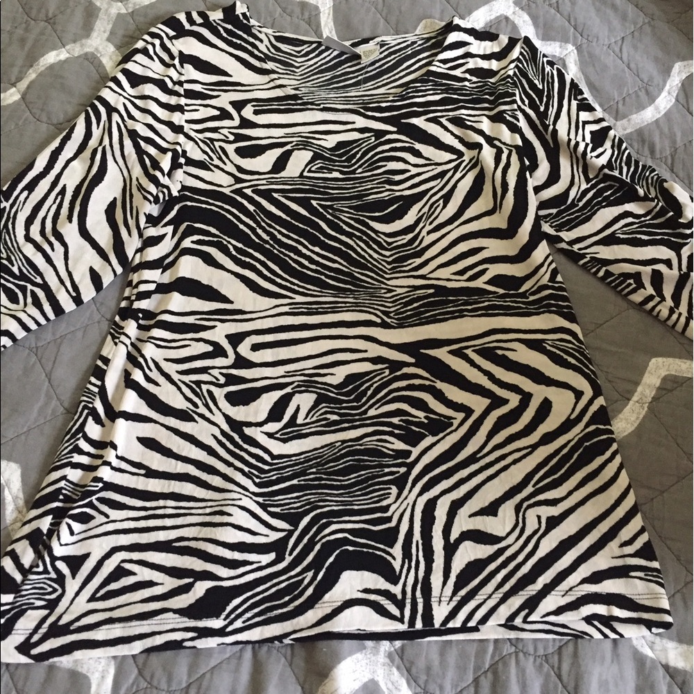 Zebra top