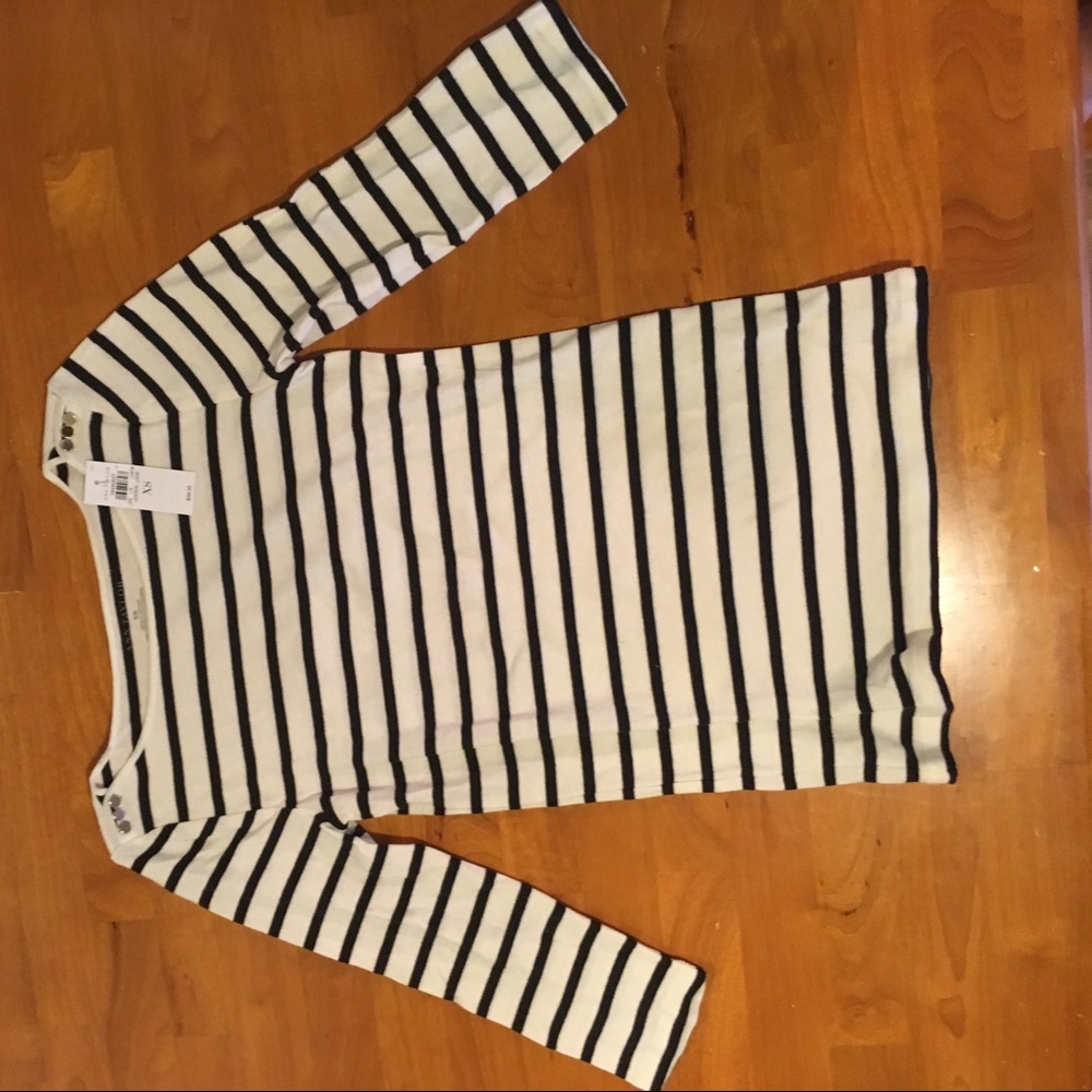 Ann Taylor striped boatneck top