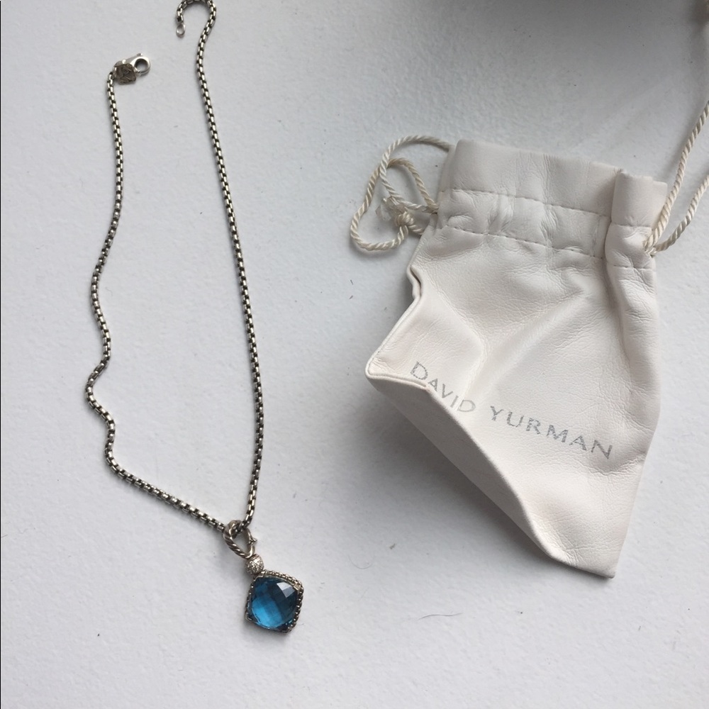 David Yurman necklace in Hampton Blue Topaz