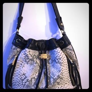 Aimee Kestinberg Plush Black Leather Purse