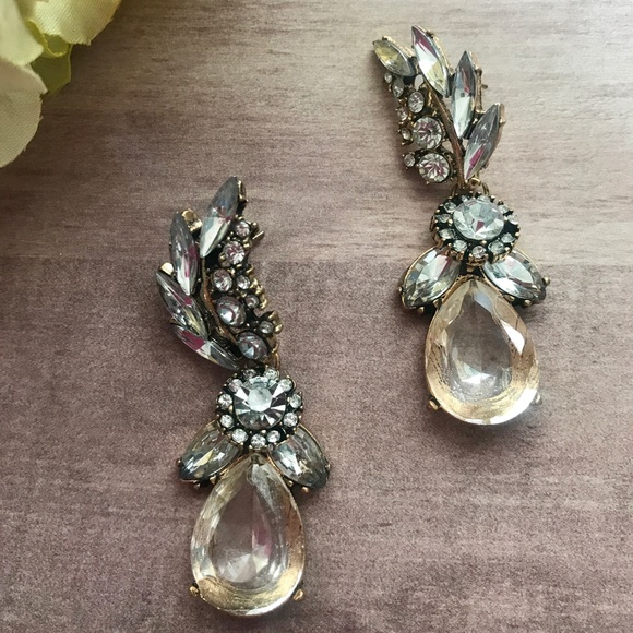 Jewelry - Boutique | Large Rhinestone Statement Earrings