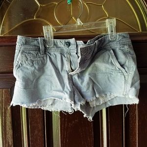 American Eagle Striped Short with Floral Pockets