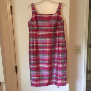 Ralph Lauren silk shift-style dress.