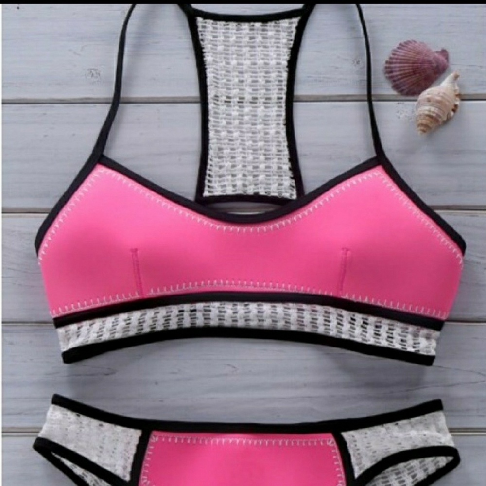 Pink bikini