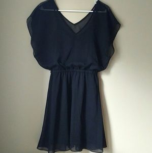 Express Black Dolman Sleeve Dress