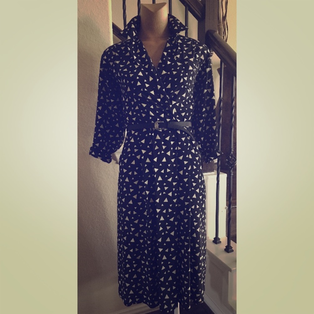 Vintage Midi Dress, 6p