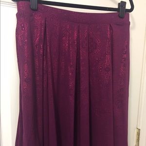 BNWT Lularoe Elegant Madison Skirt size XL purple