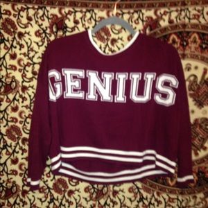 Women's long sleeve crop too