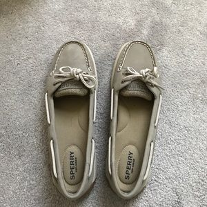 Sperry top sider Grey size 8.5m women's worn once