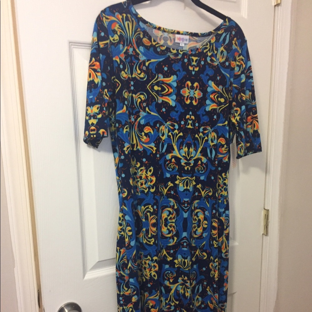 BNWT Lularoe Julia dress size L