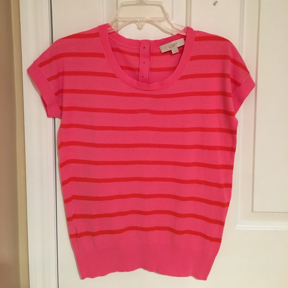 Loft Short Sleeve Sweater size M