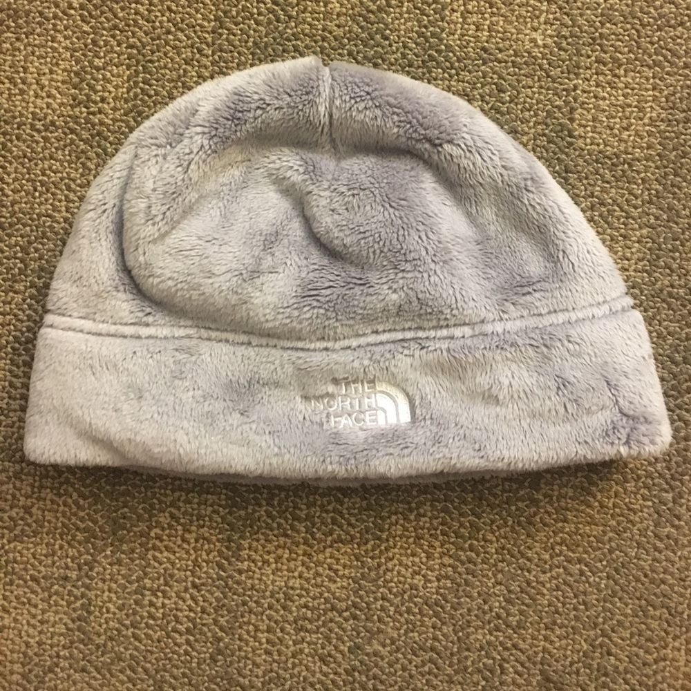 Gray fuzzy beanie!