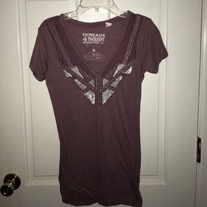 Threads 4 Though embellished v-neck