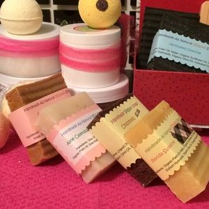 Vegan natural organic soap handmade 4-5oz bar