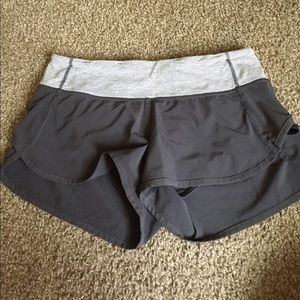 Lululemon speed shorts