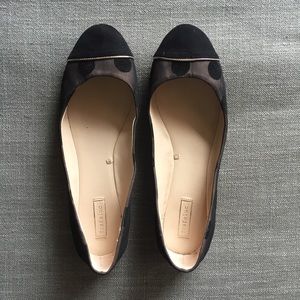 ZARA polka dot ballerina flats