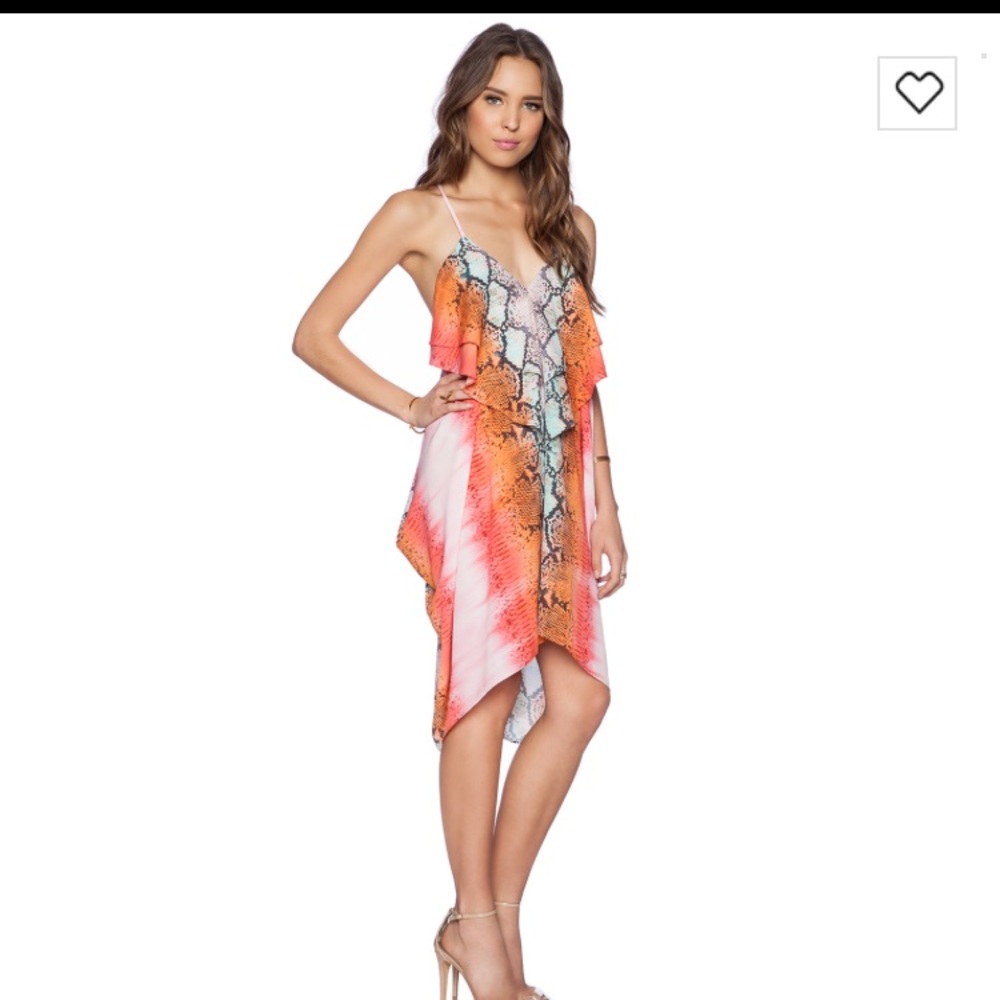 Lovers & friends python print dress