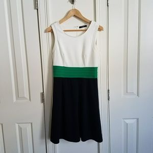 Colorblock sheath dress