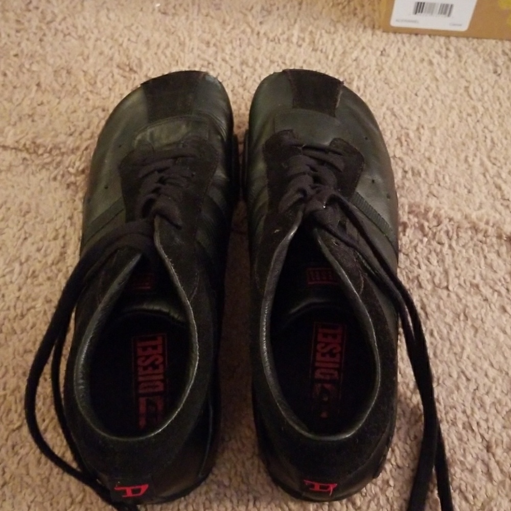 Diesel black sneakers