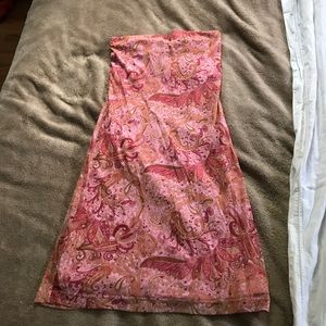 Express Strapless Dress
