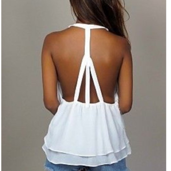 Show Me Your MuMu Tops - Show me your mumu squirrel white tank