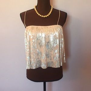 Topshop shimmery cami