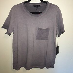 Grey short sleeve sweatshirt