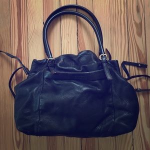 Kate spade black leather bag