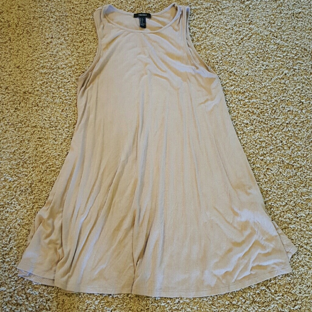 Blush colored shift dress