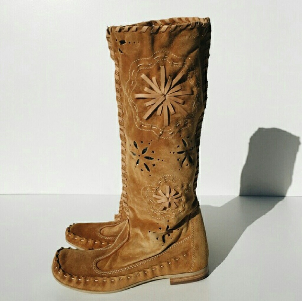 Jeffrey Campbell slouch suede boot