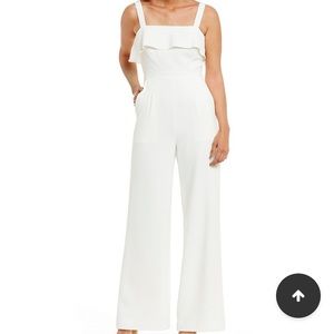 White Antonio Melani Jumpsuit--still in stores!