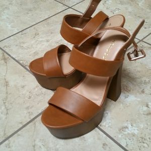 Bamboo Brand Platform Sandals