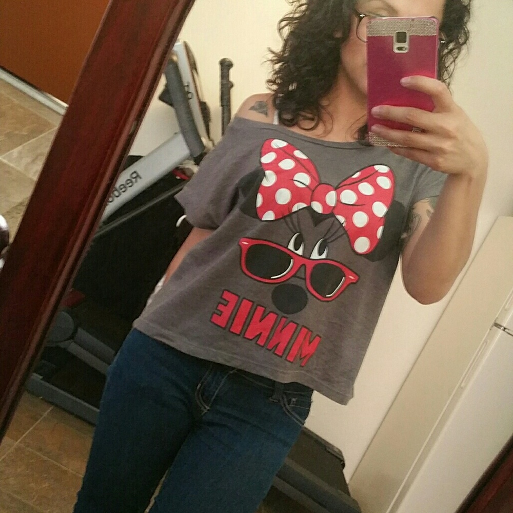 Minnie Mouse crop top